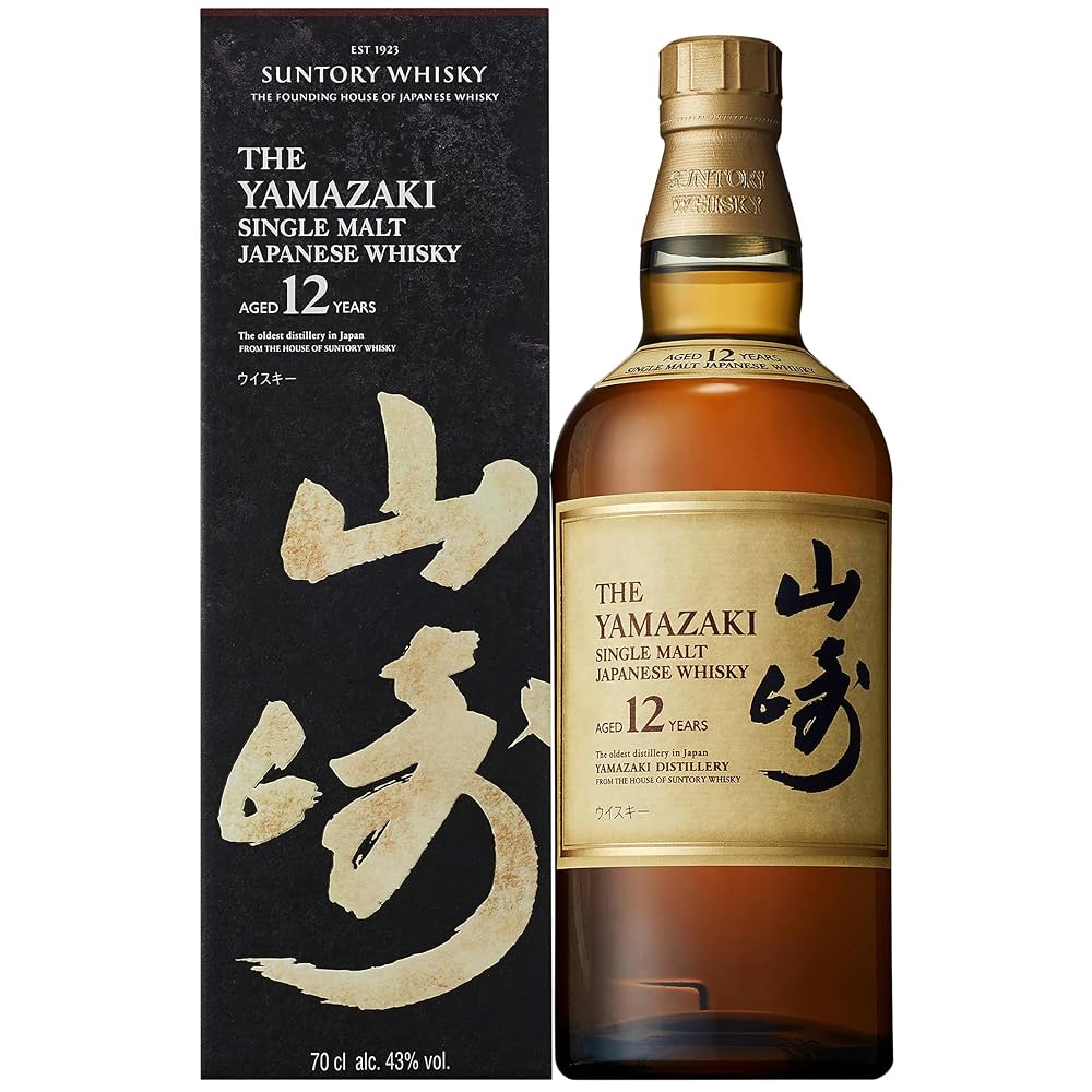 山崎ウイスキー12年　（箱なし）　700ml Amazon.co.jp: シングルモルトウイスキー 山崎12年 (正規品・箱